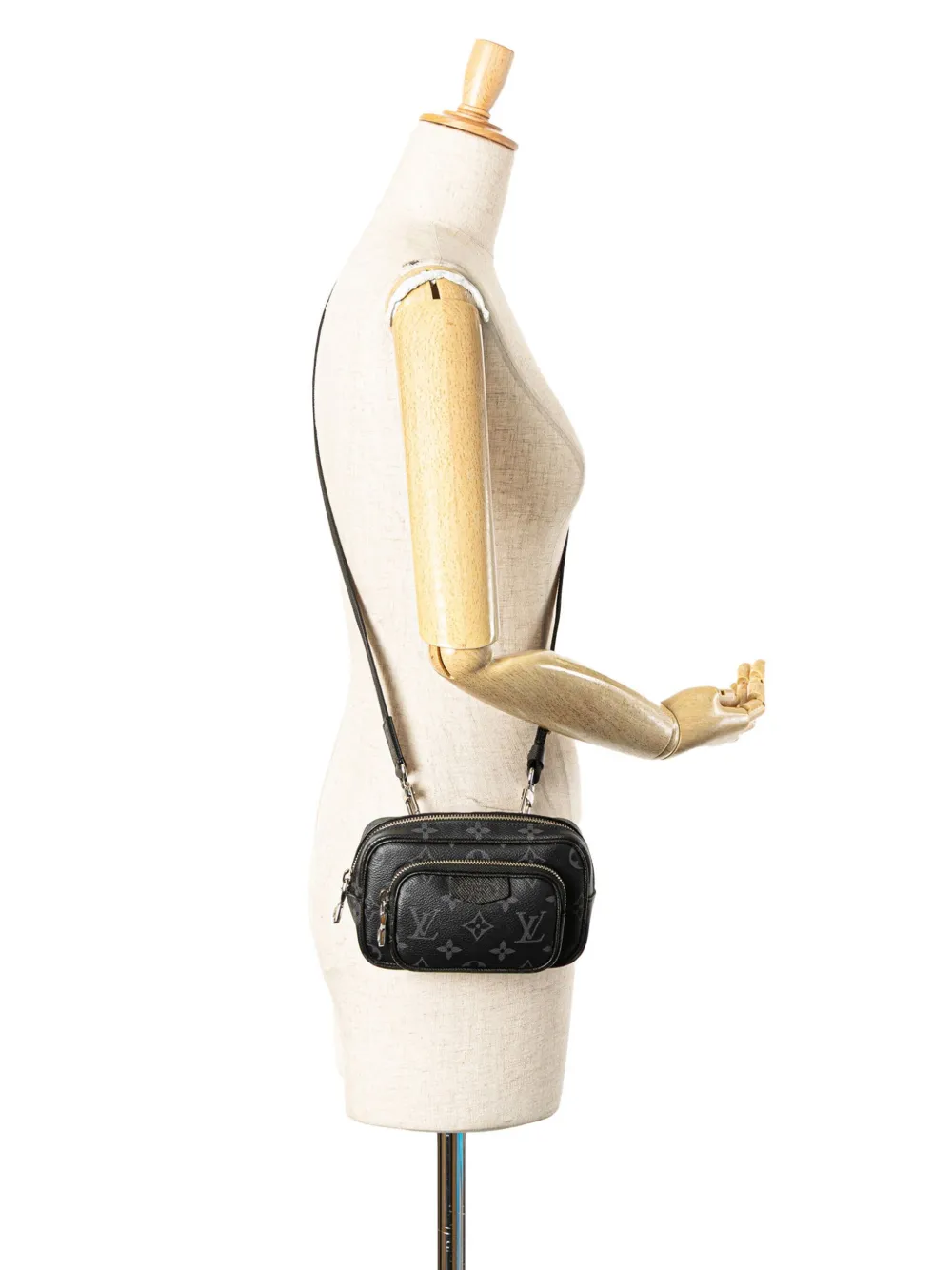 Louis Vuitton Pre-Owned 2021 Monogram Eclipse Taigarama Outdoor Pouch crossbody bag | Pre-Owned | Image 2