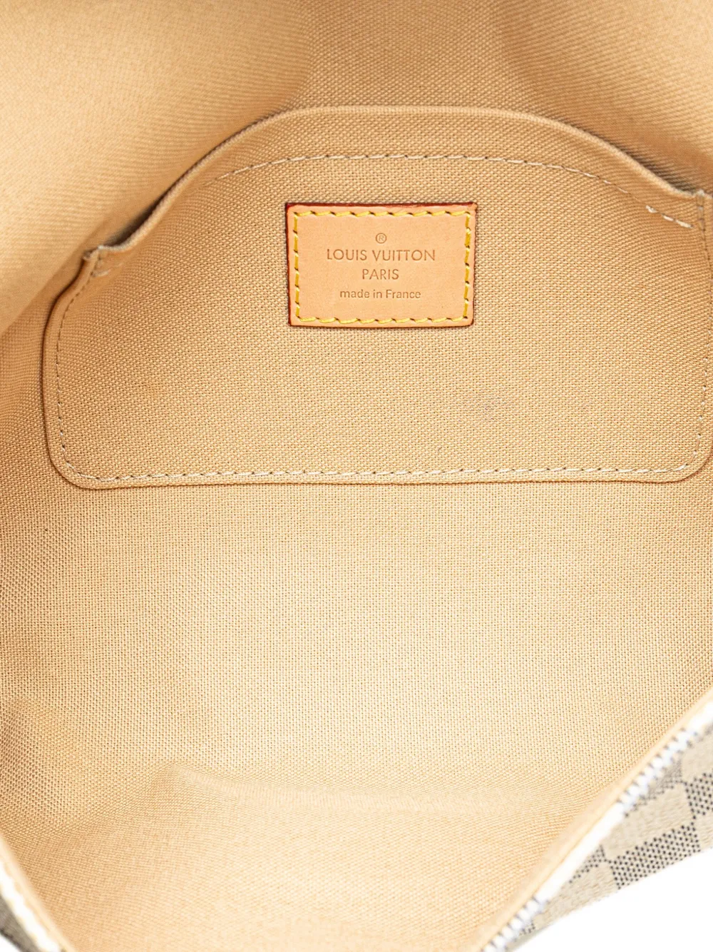 Pre-owned Louis Vuitton 2015 Damier Azur Favorite Mm Satchel