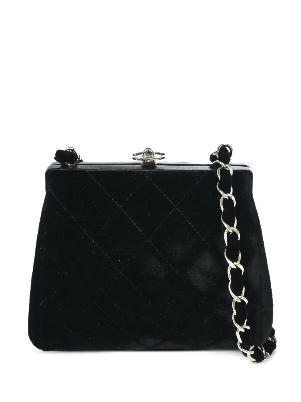 CHANEL Pre-Owned 1997 チェーン ハンドバッグ - ブラック CHANEL Pre-Owned 1997 チェーン ハンドバッグ - ブラック