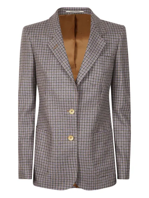 Tagliatore blazer con botones y cuadros estampados