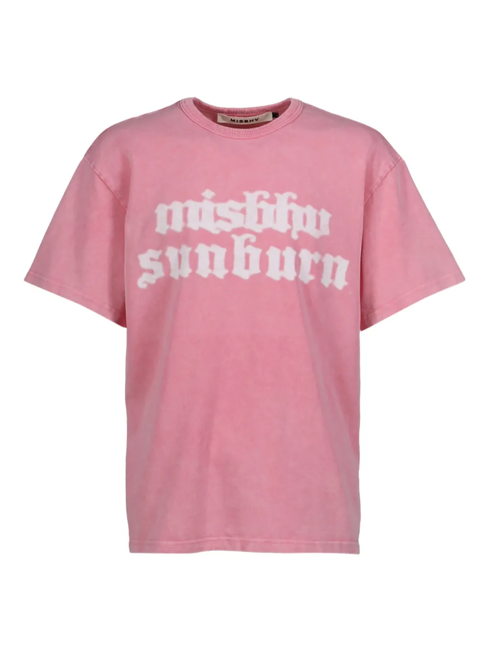MISBHV Camiseta Sunburn com estampa gráfica | Rosa | Image 1