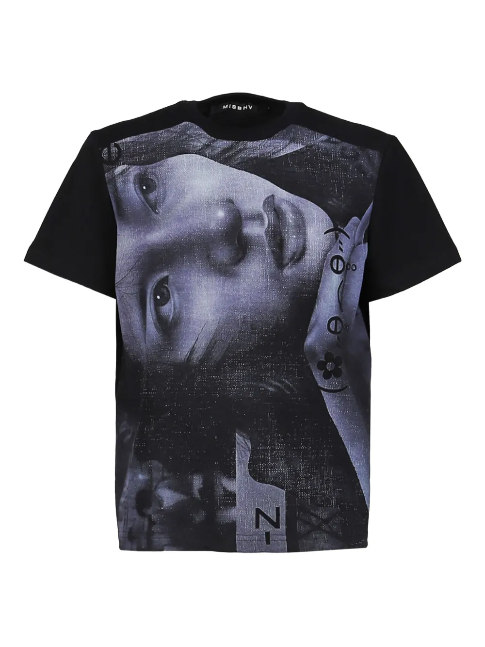 MISBHV x Maciej Kosc graphic-print T-shirt | Black | Image 1