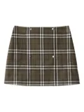 Burberry House-check skirt - Green
