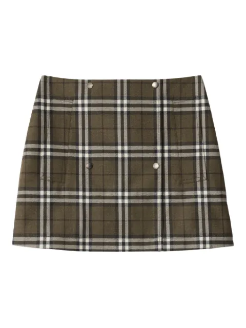 Burberry تنورة كاروهات 'هاوس'