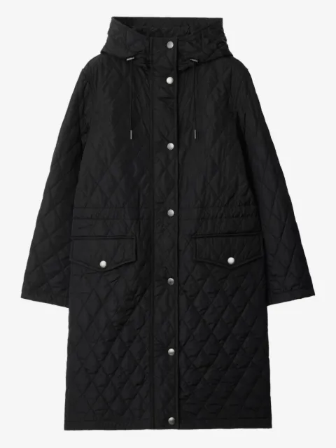 Burberry Gewatteerde nylon jas met capuchon