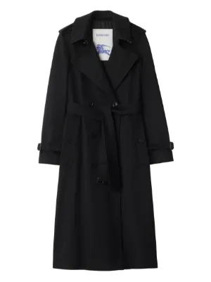 Burberry Wool Reversible Hooded Coat | Black | FARFETCH