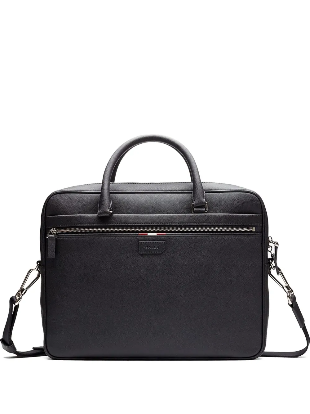 Bally double-handle leather briefcase | Black | Image 1