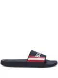 Bally logo-print slides - Blue