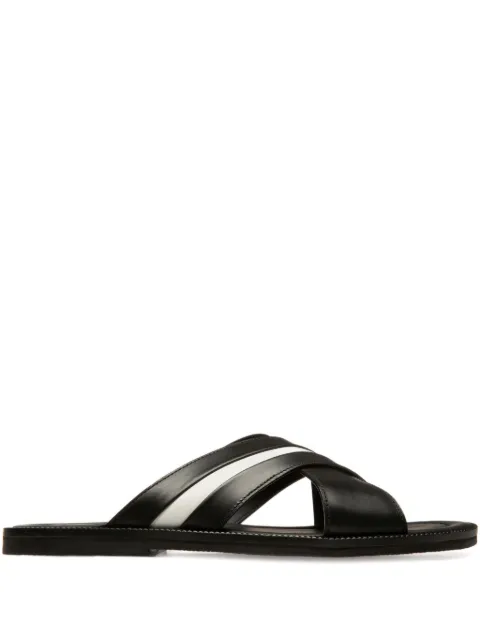 Bally Jabil cross-strap leather sandals