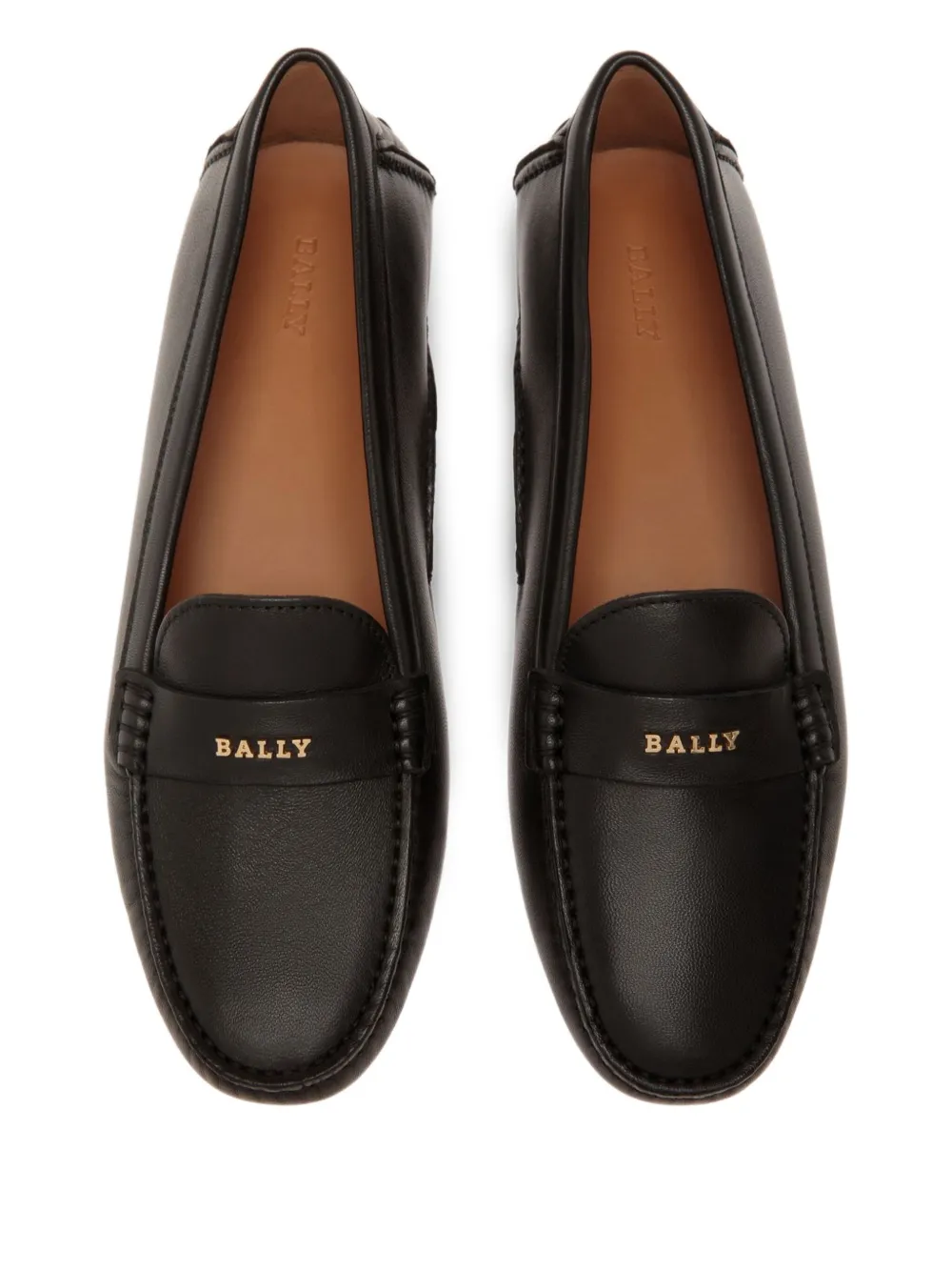 Bally leather loafers Black