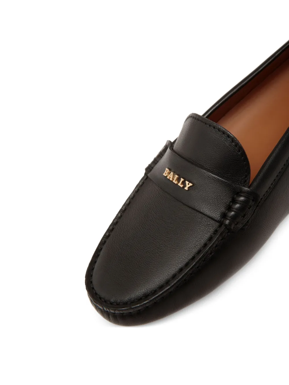 Bally leather loafers Black