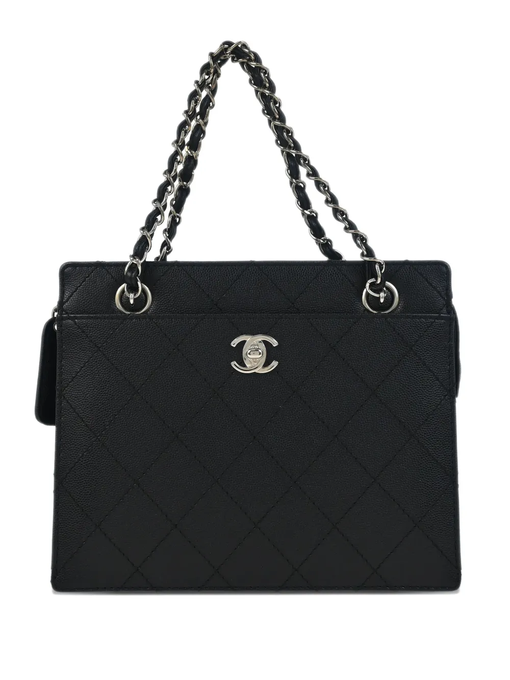 CHANEL Pre-Owned 1998 マトラッセ ショルダーバッグ - ブラック CHANEL Pre-Owned 1998 マトラッセ ショルダーバッグ - ブラック