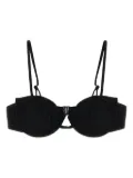 MC2 Saint Barth Salina lurex underwire bikini top - Black