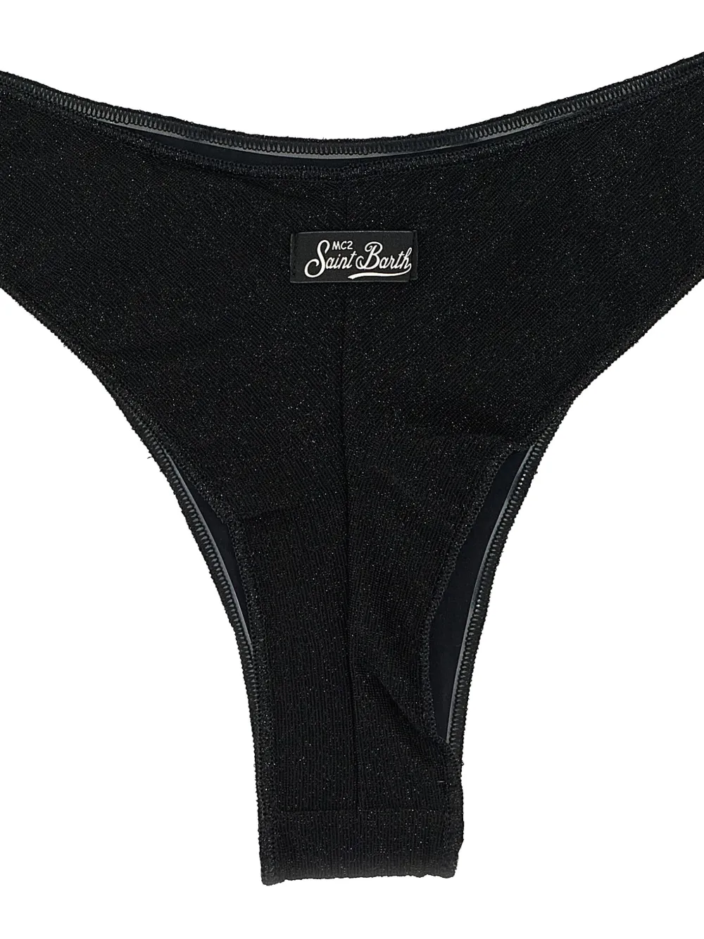 MC2 Saint Barth Naomi lurex bikini bottoms Zwart