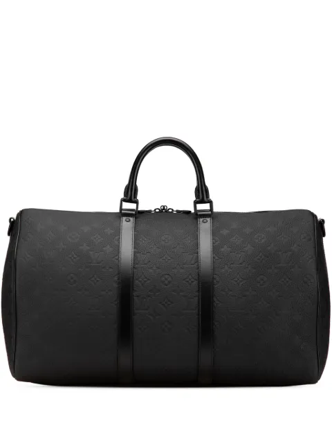 Louis Vuitton Pre-Owned 2021-2025 Monogram Taurillon Keepall Bandouliere 50 travel bag