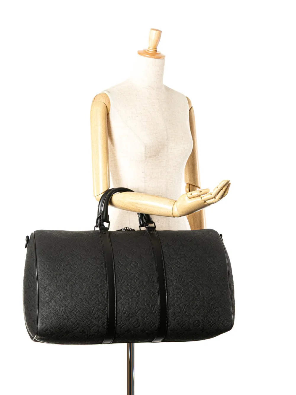 Louis Vuitton Pre-Owned 2021-2025 Monogram Taurillon Keepall Bandouliere 50 travel bag | Pre-Owned | Image 2