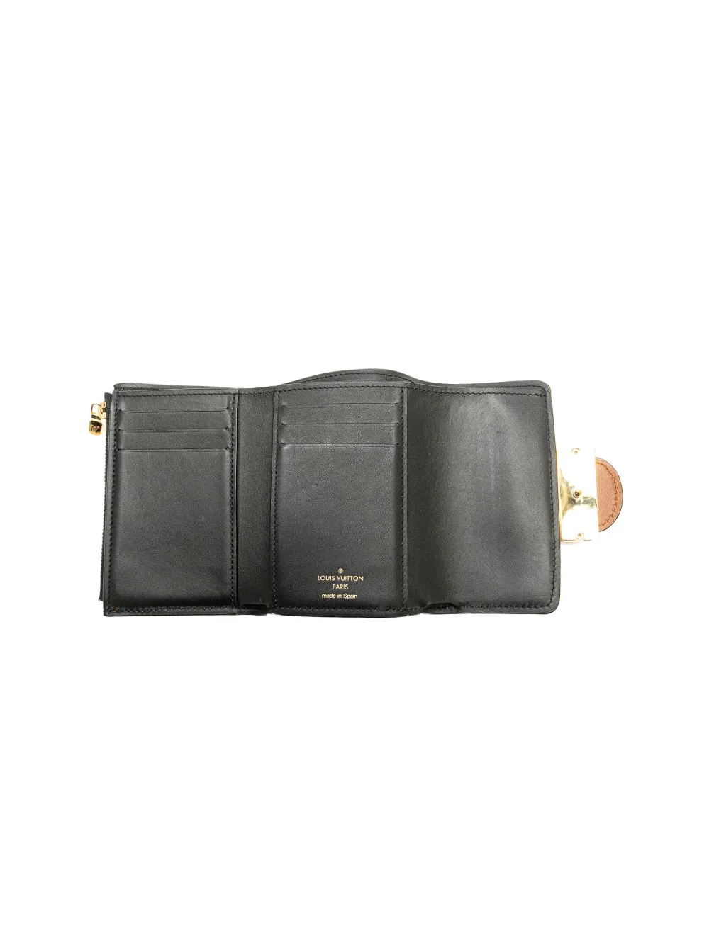 Pre-owned Louis Vuitton 2020 Monogram Reverse Dauphine Compact Wallet Small Wallets
