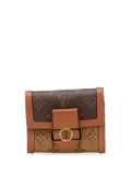 Louis Vuitton Pre-Owned 2020 Monogram Reverse Dauphine Compact Wallet small wallets - Brown