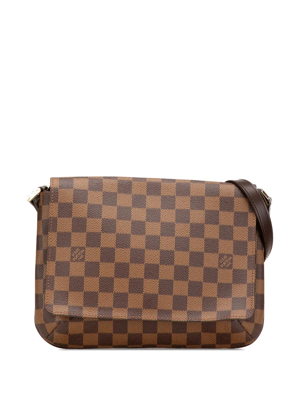 Louis Vuitton Pre-Owned 2002 Damier Ebene Musette Tango Short Strap Louis Vuitton Pre-Owned 2002 Damier Ebene Musette Tango Short Strap
