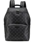 Louis Vuitton Pre-Owned 2021-2025 Monogram Eclipse Discovery backpack - Black