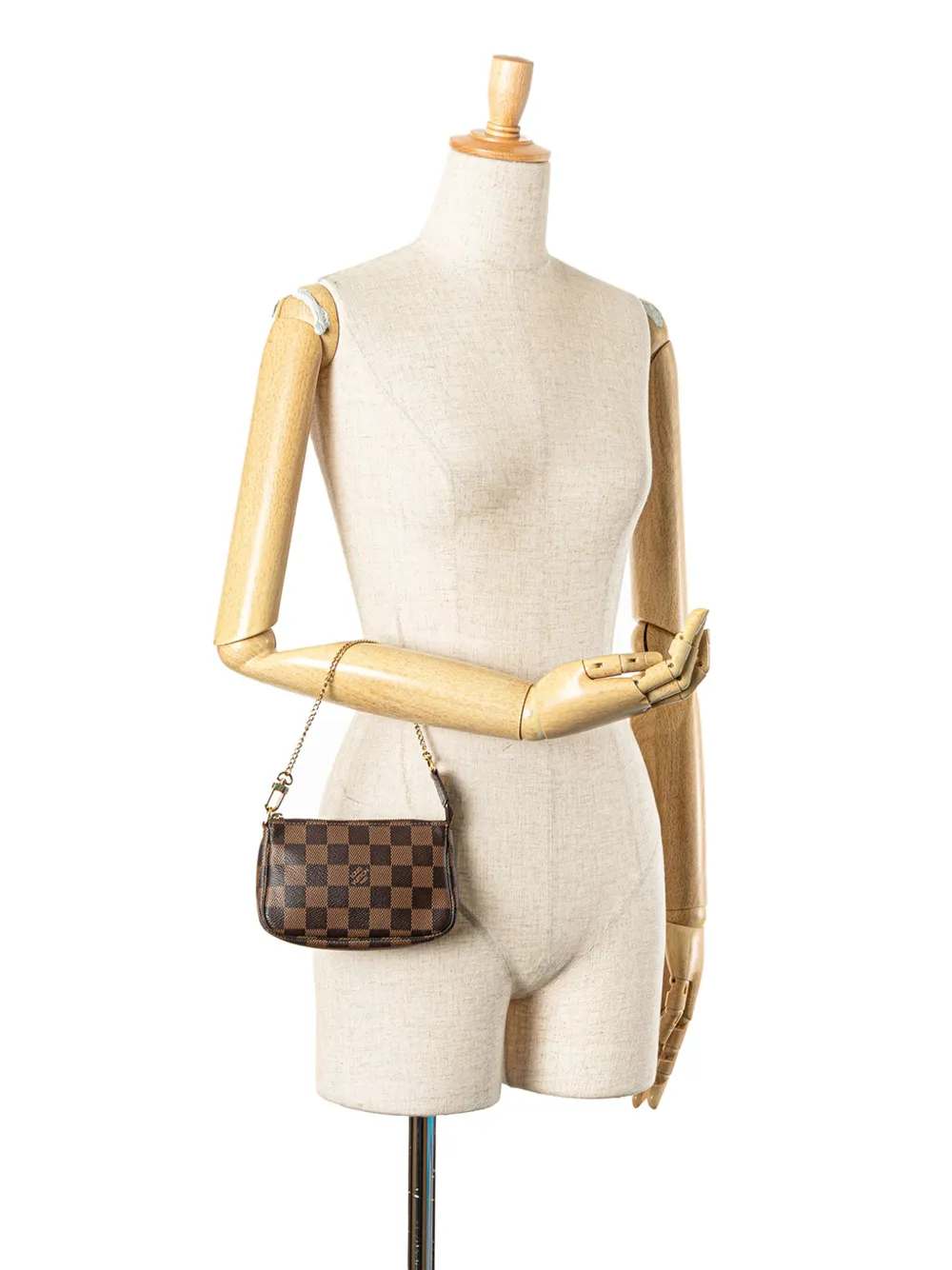 Louis Vuitton Pre-Owned 2021 mini Damier Ebene Pochette Accessoires Handtasche | Pre-owned & Archive | Image 2