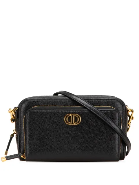 Christian Dior Pre-Owned 2023 Grained Calfskin Caro Double Pouch crossbody bag