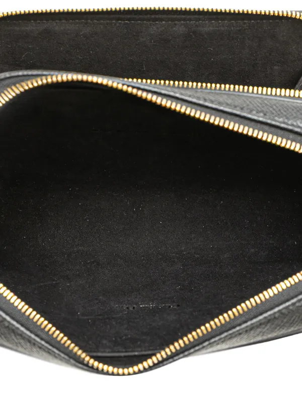Christian Dior Pre-Owned 2023 グレインカーフ カロ ダブル