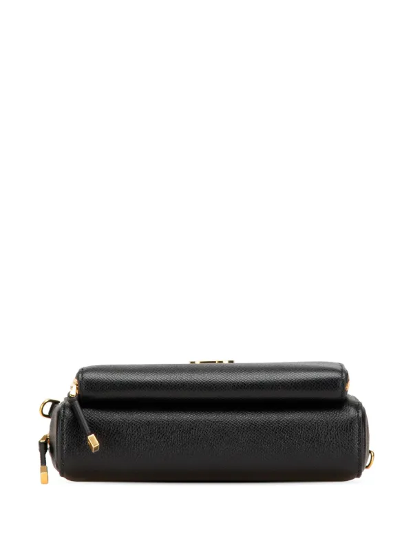 Christian Dior Pre-Owned 2023 グレインカーフ カロ ダブル