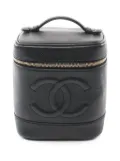 CHANEL Pre-Owned 2000-2002 CC Caviar Case vanity bag - Black