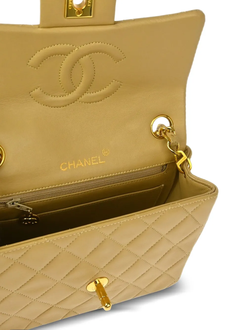 Pre-owned Chanel 1990 Mini Classic Flap Handbag
