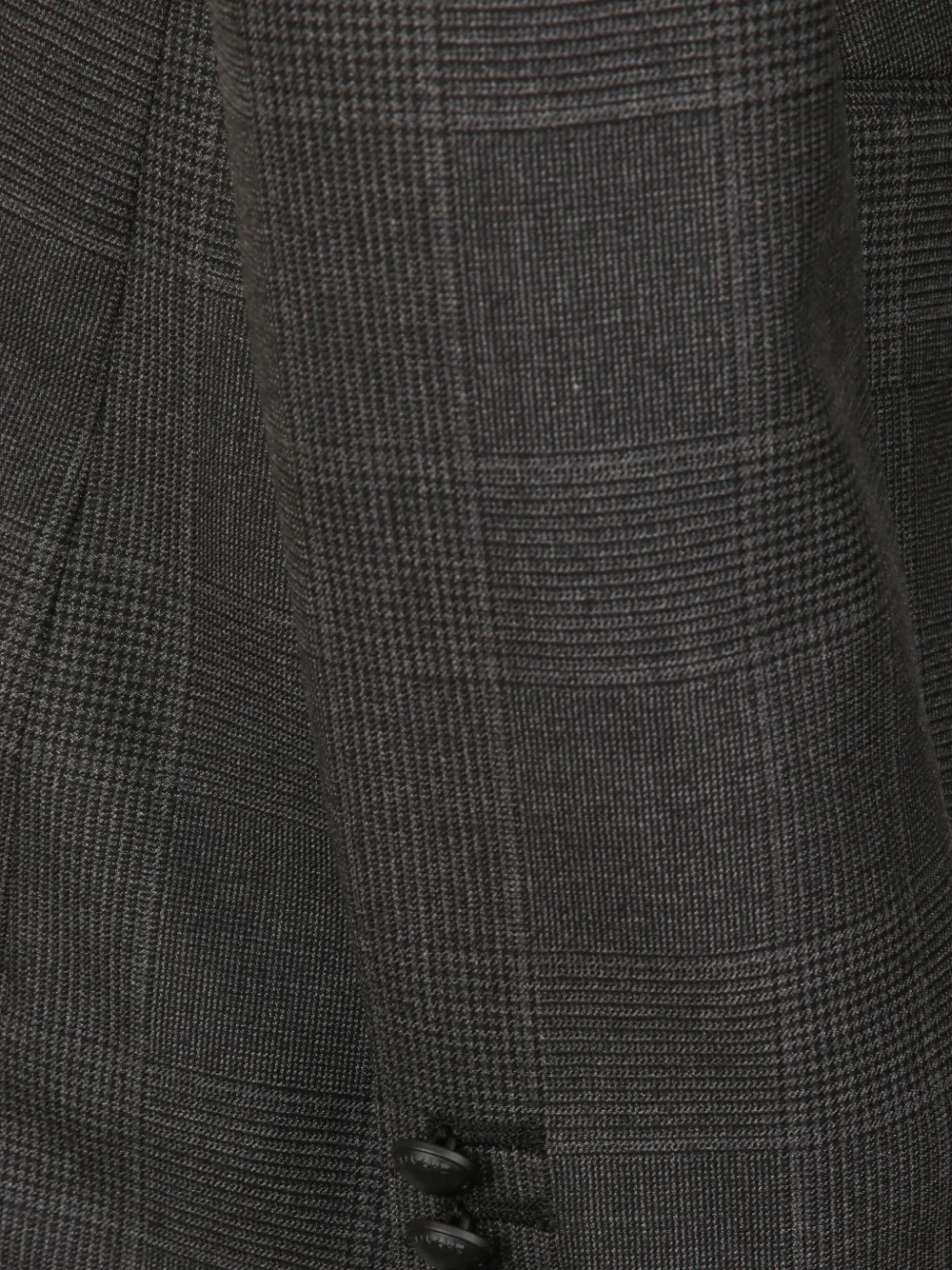 Tagliatore Checked Buttoned Suit In Gold