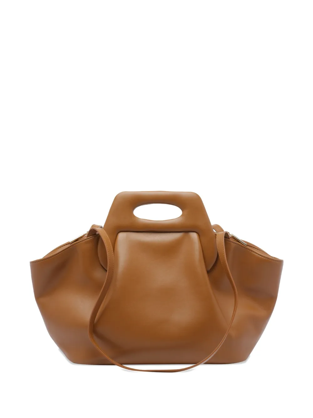 Themoirè Dhea structured tote bag | Brown | Image 1