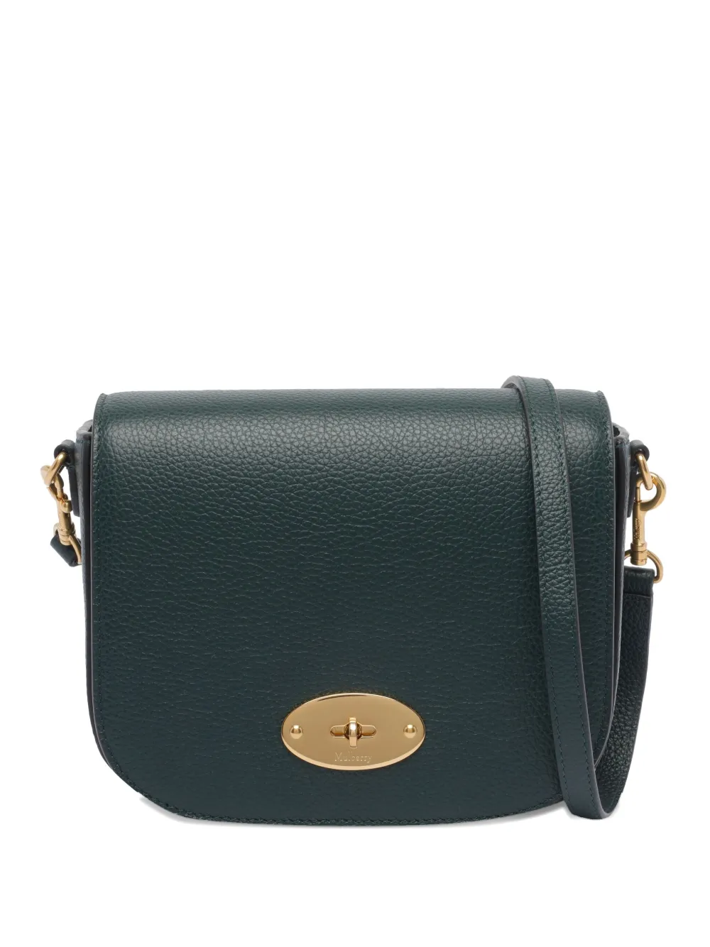 Mulberry Leren crossbodytas Groen