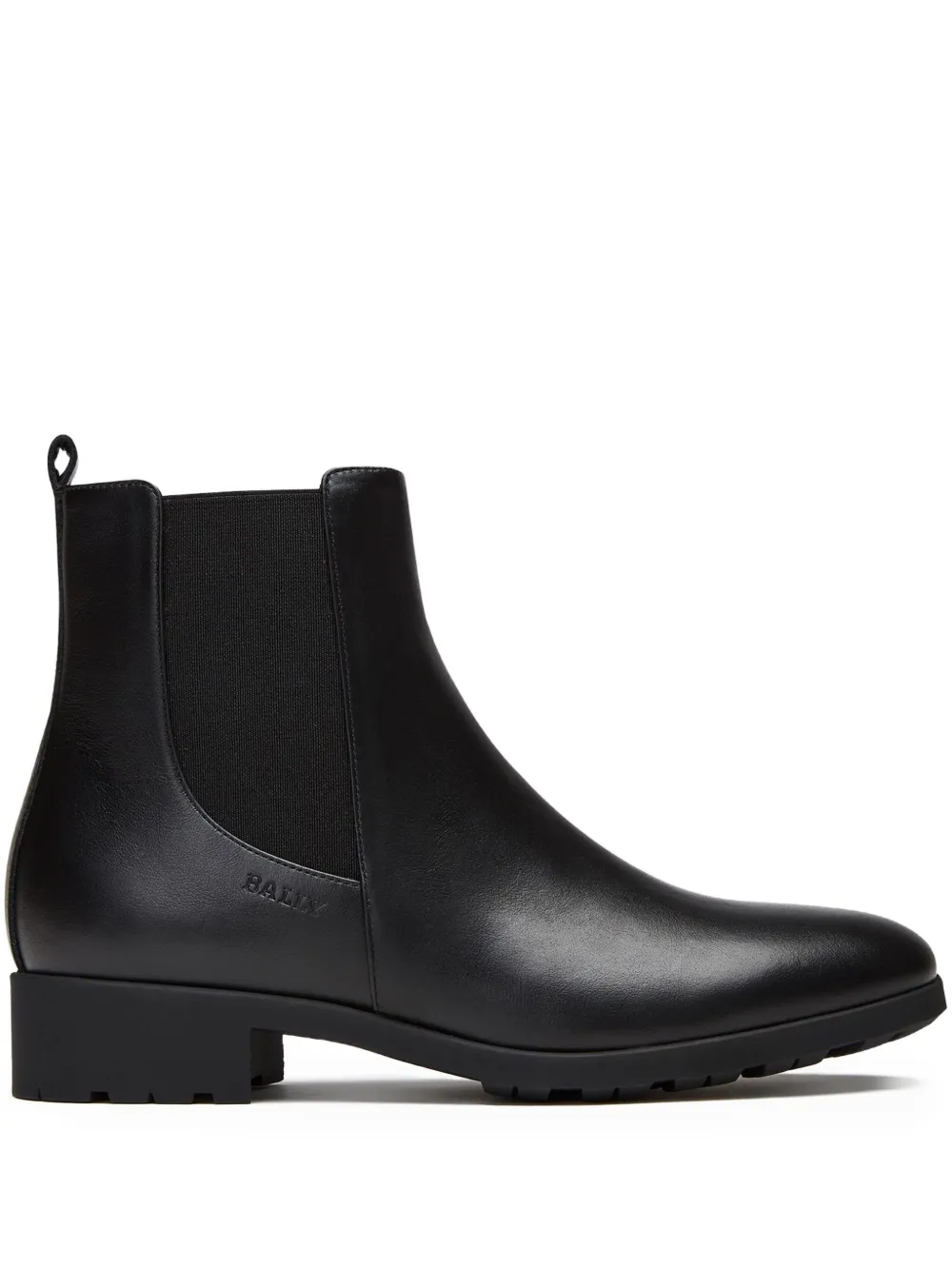 Bally pull-tab Chelsea boots Black