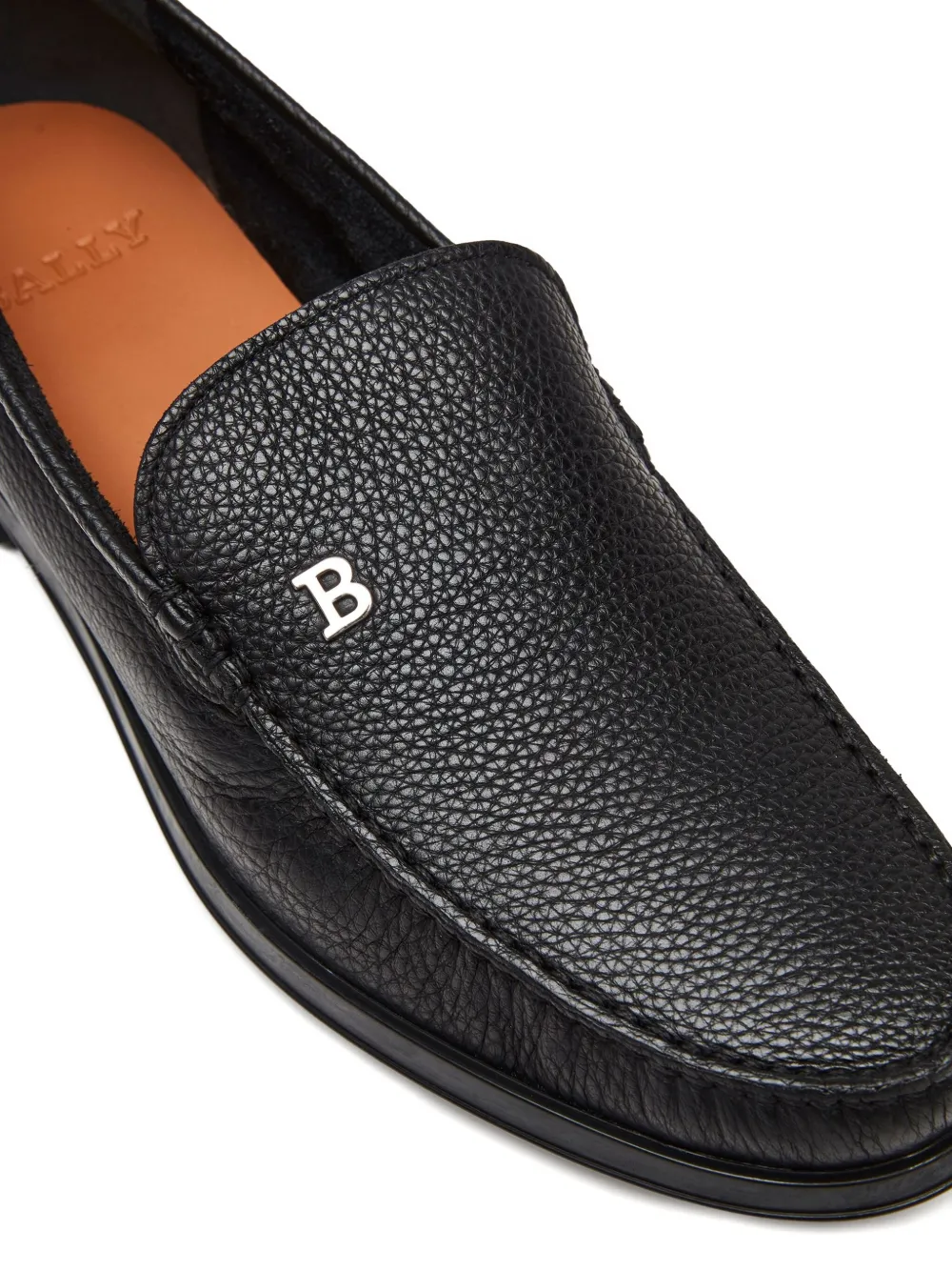 Bally leather loafers Black