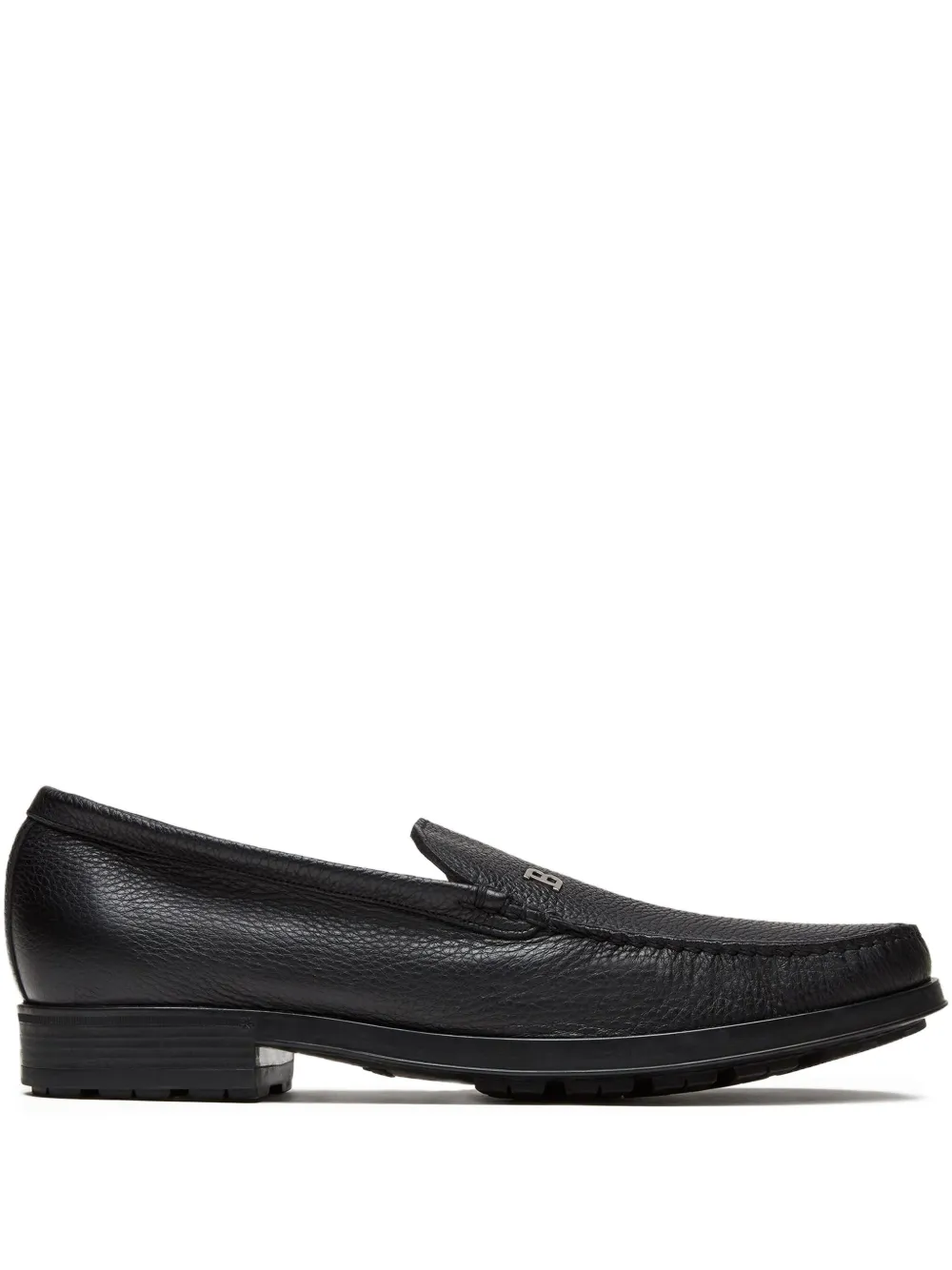 Bally leather loafers Black