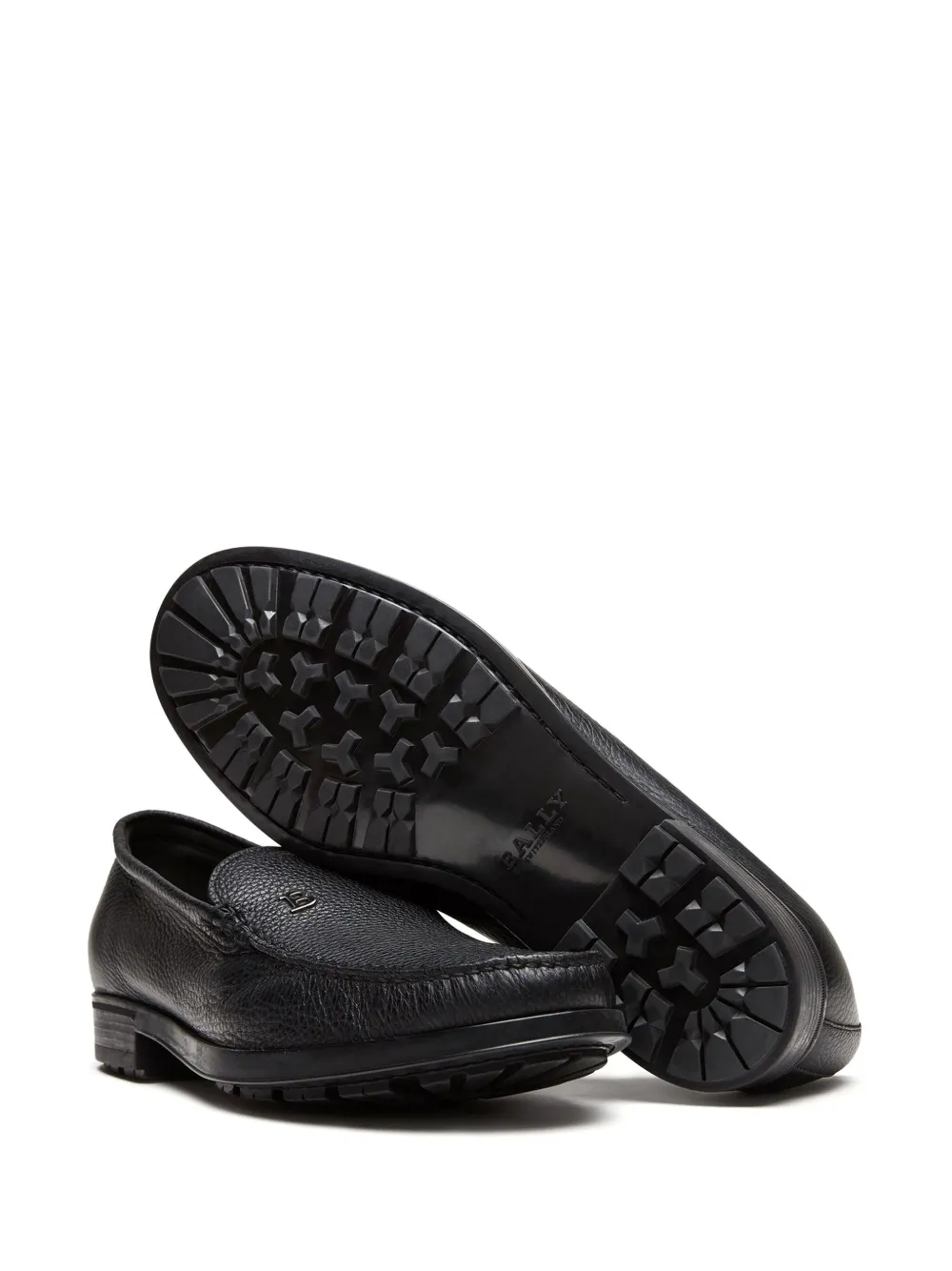 Bally leather loafers Black
