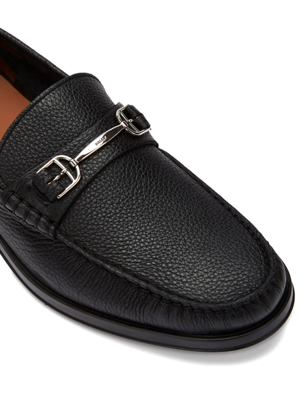 Bally leather loafers Black