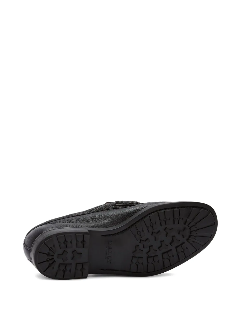 Bally leather loafers Black