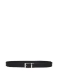 Bally reversible grained-leather belt - Black