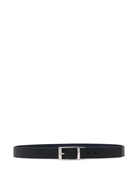Bally reversible grained-leather belt