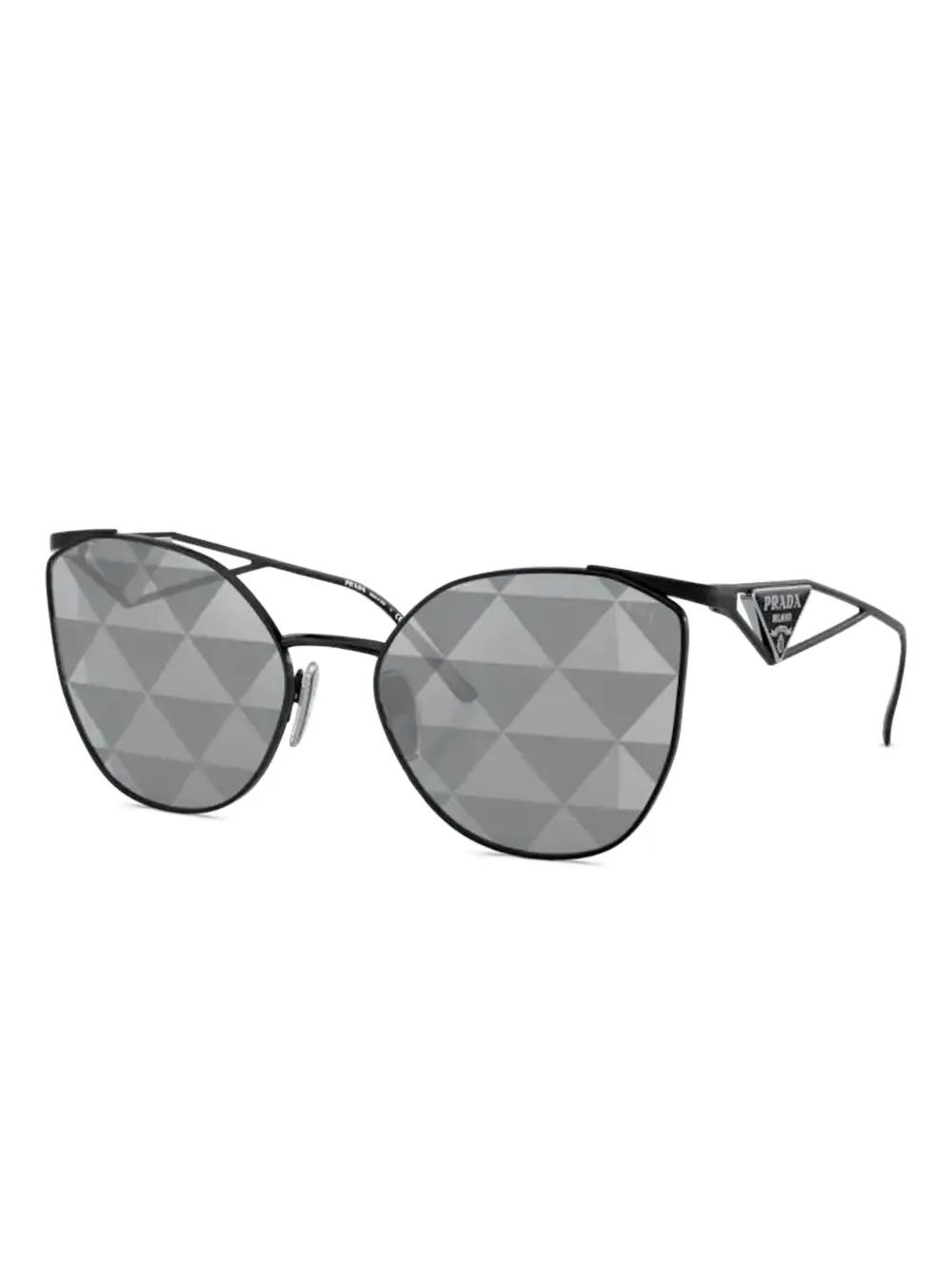 Prada Eyewear PR 50ZS geometric-frame sunglasses Zwart