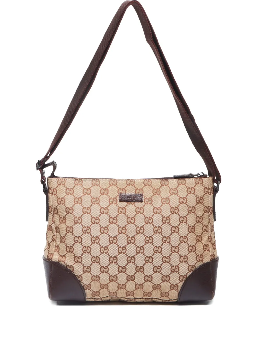 Gucci Pre-Owned 1990-2010 Double G shoulder bag | Neutrals | Image 1