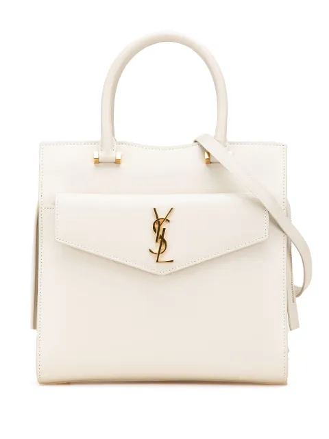 Saint Laurent Pre-Owned 2019 Small Leather Monogram Uptown satchel