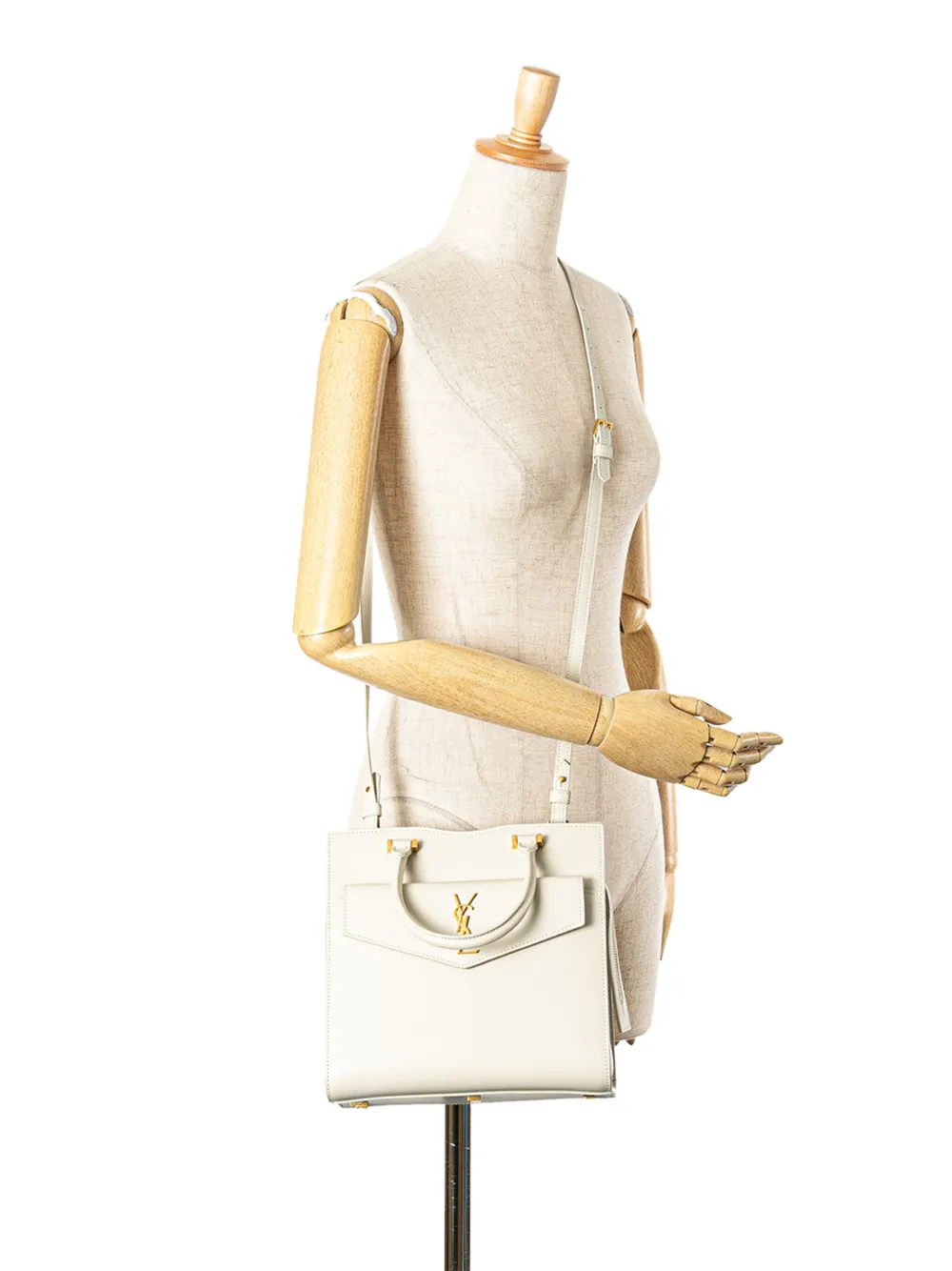 Saint Laurent Pre-Owned 2019 Small Leather Monogram Uptown satchel | Pre-Owned | Image 2