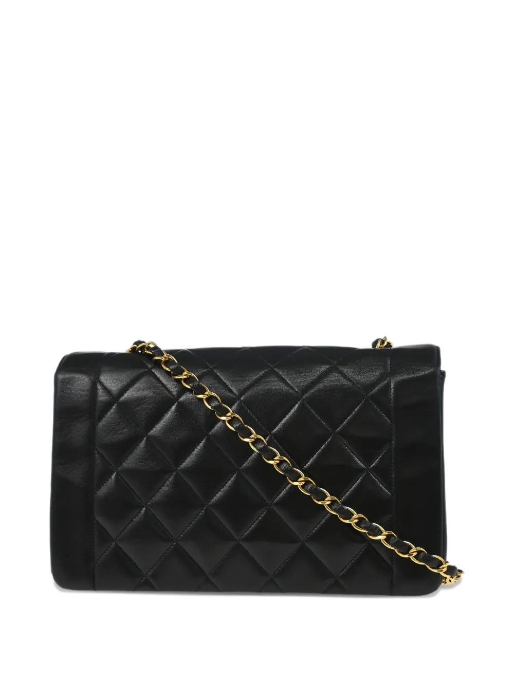 Pre-owned Chanel 1995 Medium Diana Shoulder Bag In Black