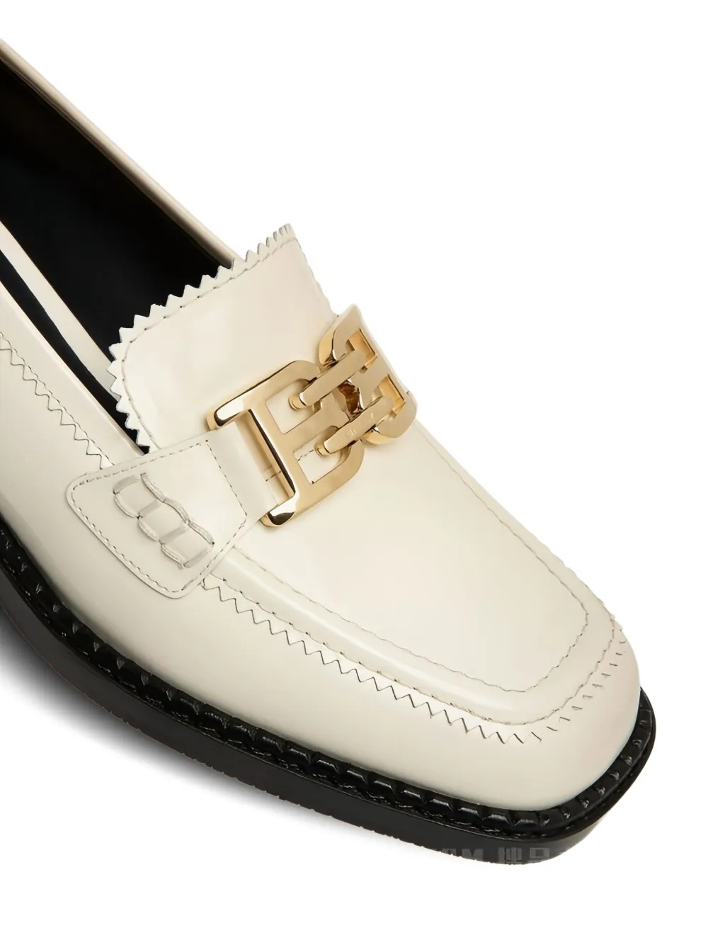Bally Ellyane loafers met B-ketting Wit