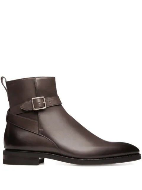 Bally Scaviel buckle-strap leather boots