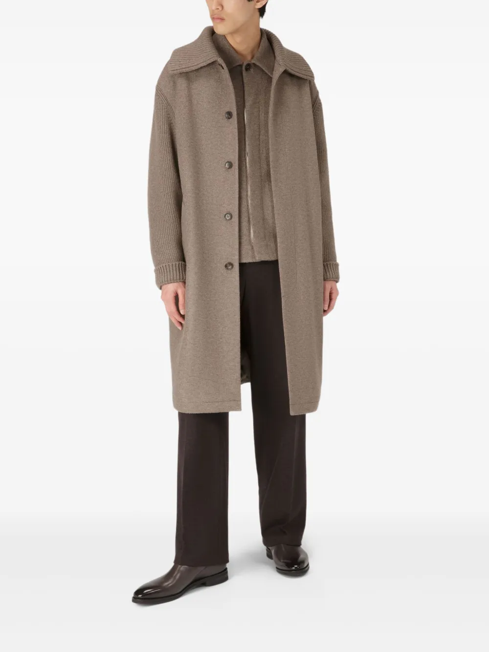 Bally Scaviel leren laarzen met gespbandje Bruin