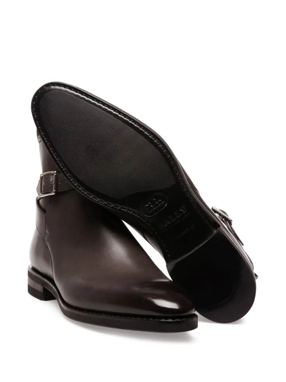 Bally bottines Scaviel en cuir à bride à boucle | bottes de motard | Image 2